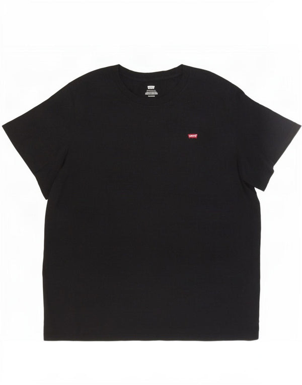 Levi's ženska majica kratkih rukava UK 22 3XL crni pamuk