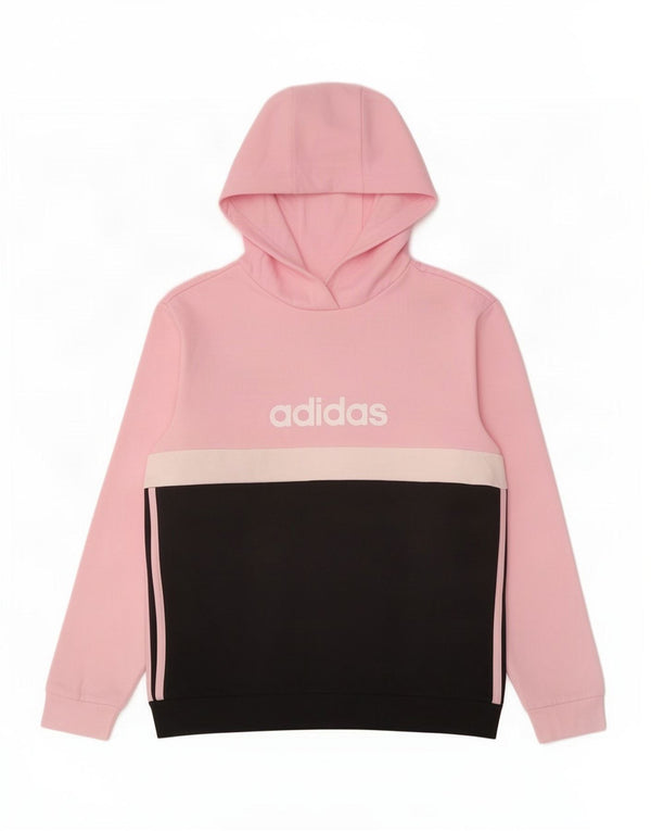 Adidas majica s kapuljačom za djevojčice, 11-12 godina, ružičasti pamuk
