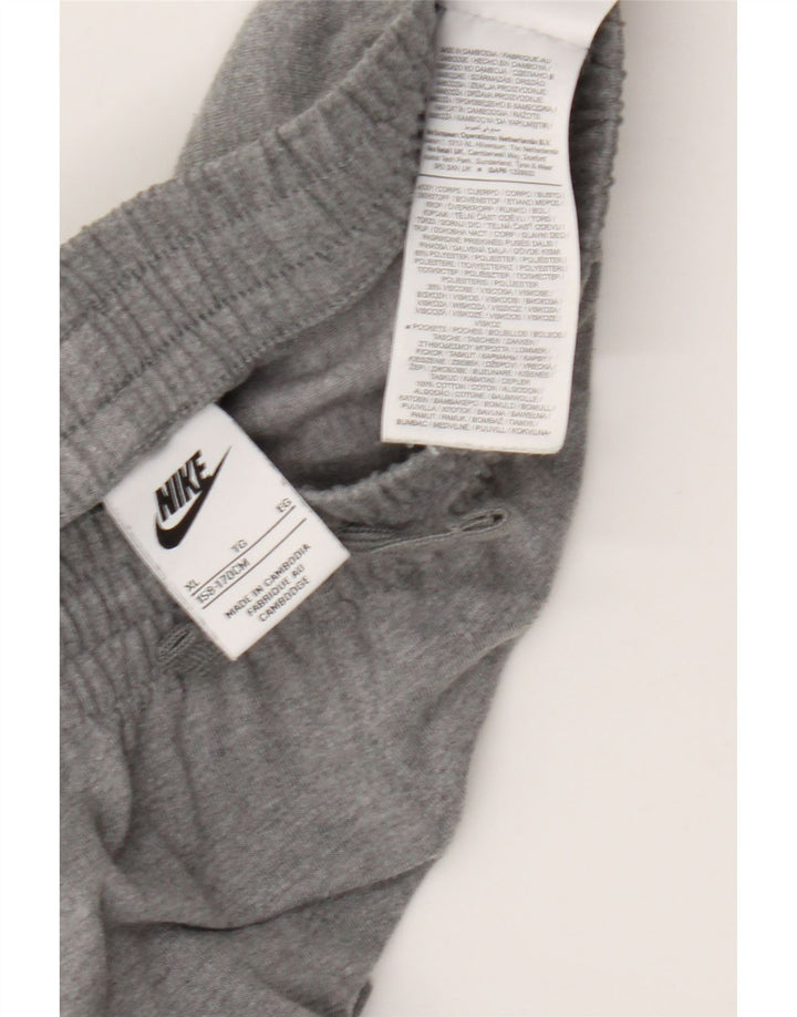 Nike Sportske kratke hlače za dječake 13-14 godina XL sivi flekasti poliester