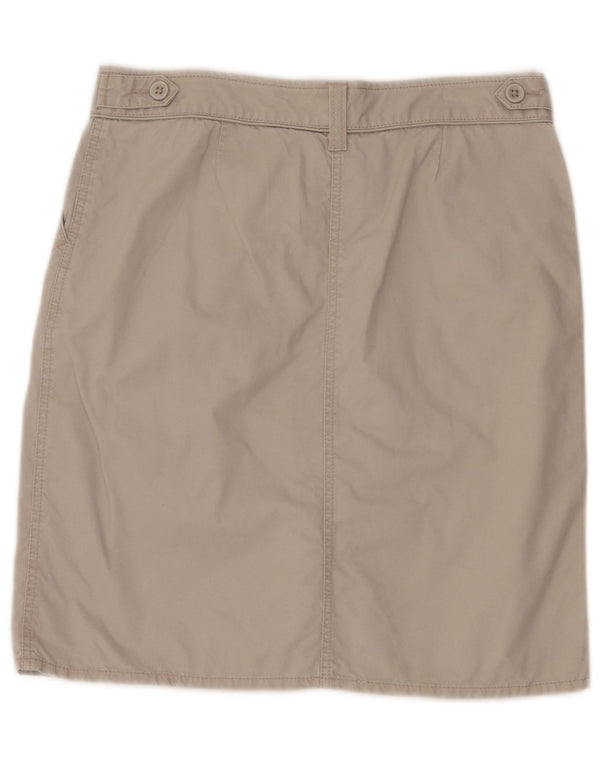 Marks & Spencer ženska pencil suknja UK 12 srednje W32 bež pamuk