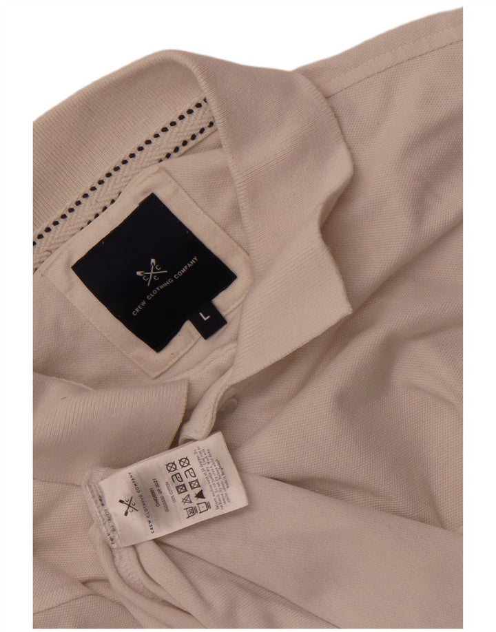 CREW ODJEĆA Muška polo majica velika bijela pamučna