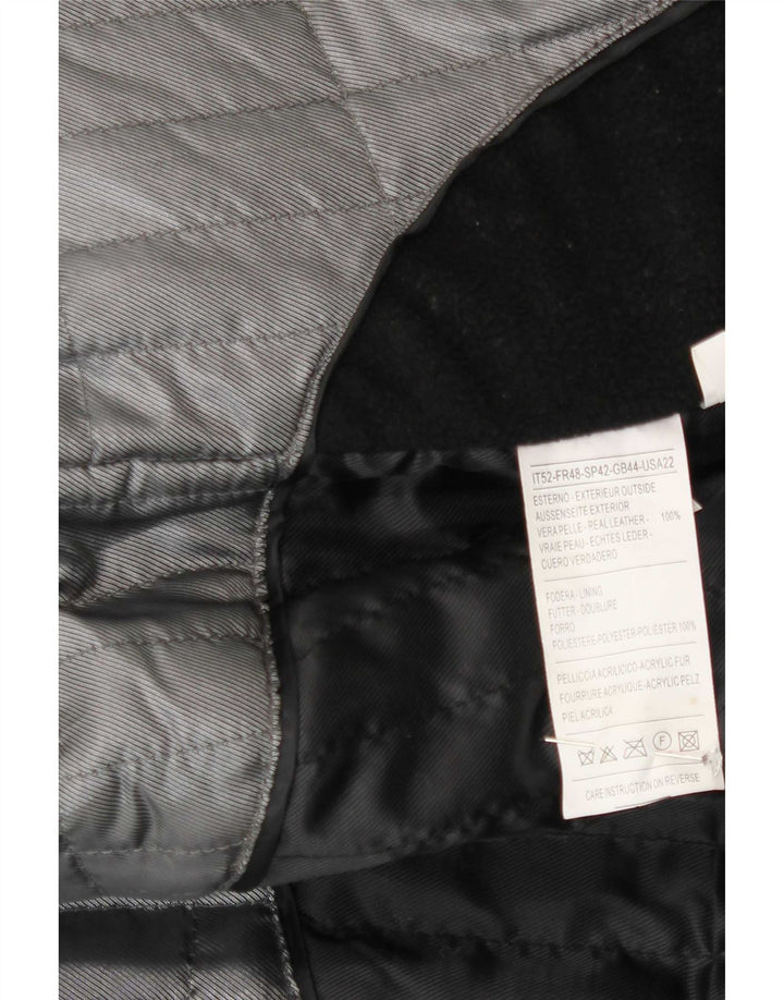 Zarro muška kožna jakna IT 52 XL crna