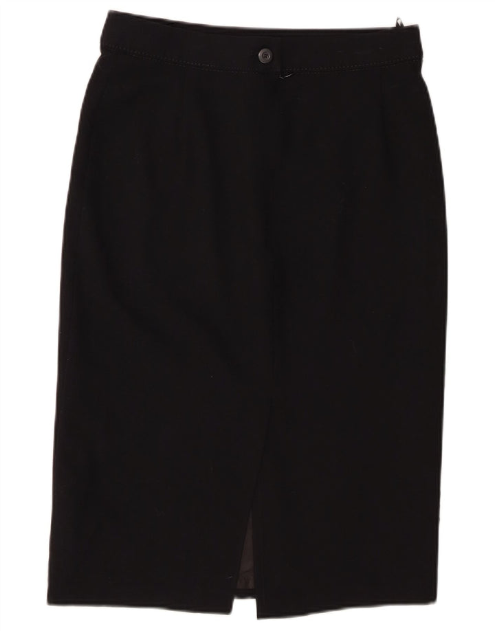 Marks & Spencer ženska pencil suknja UK 10 mala W28 crni poliester