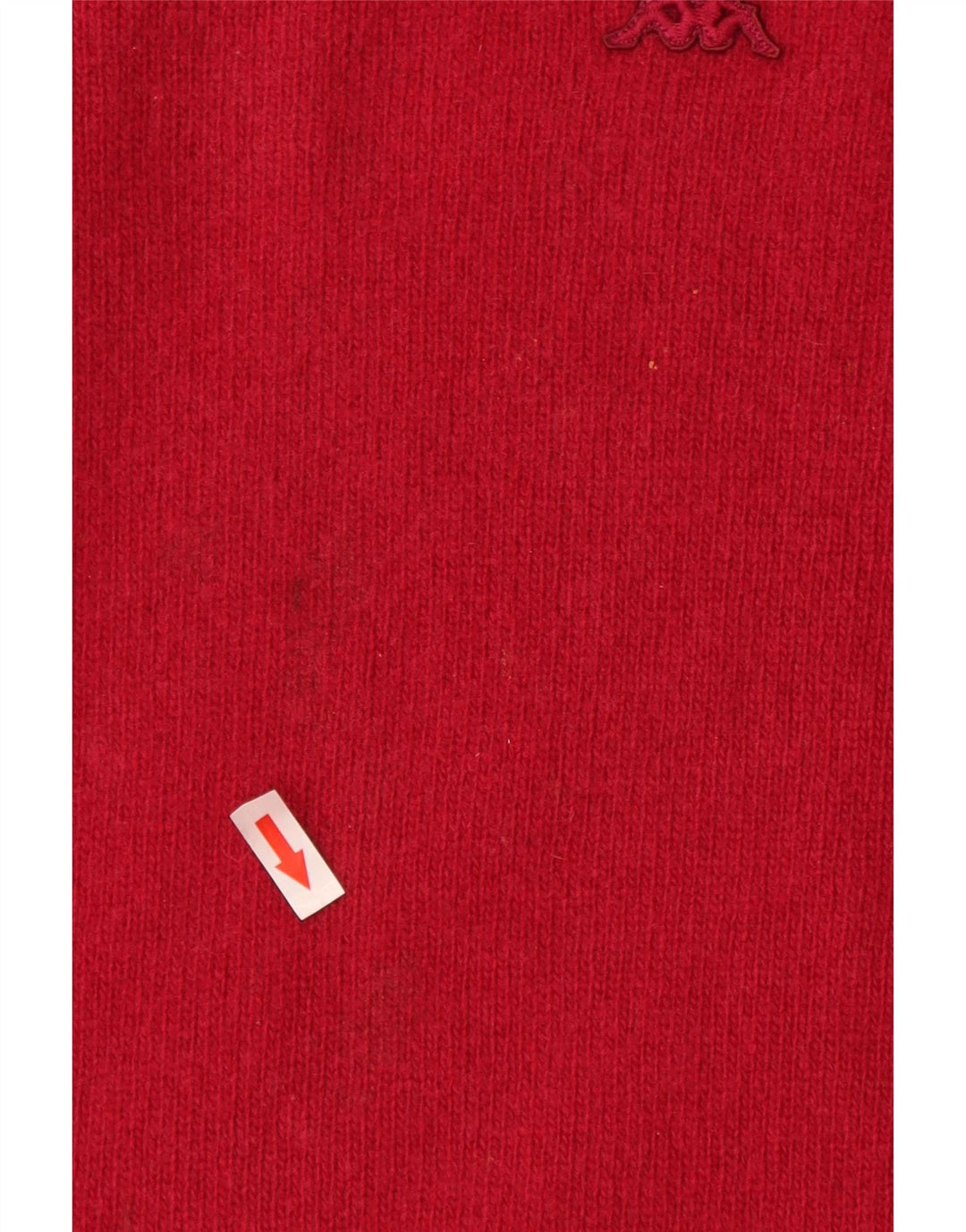 Kappa muški džemper s lađastim izrezom, velika crvena janjeća vuna