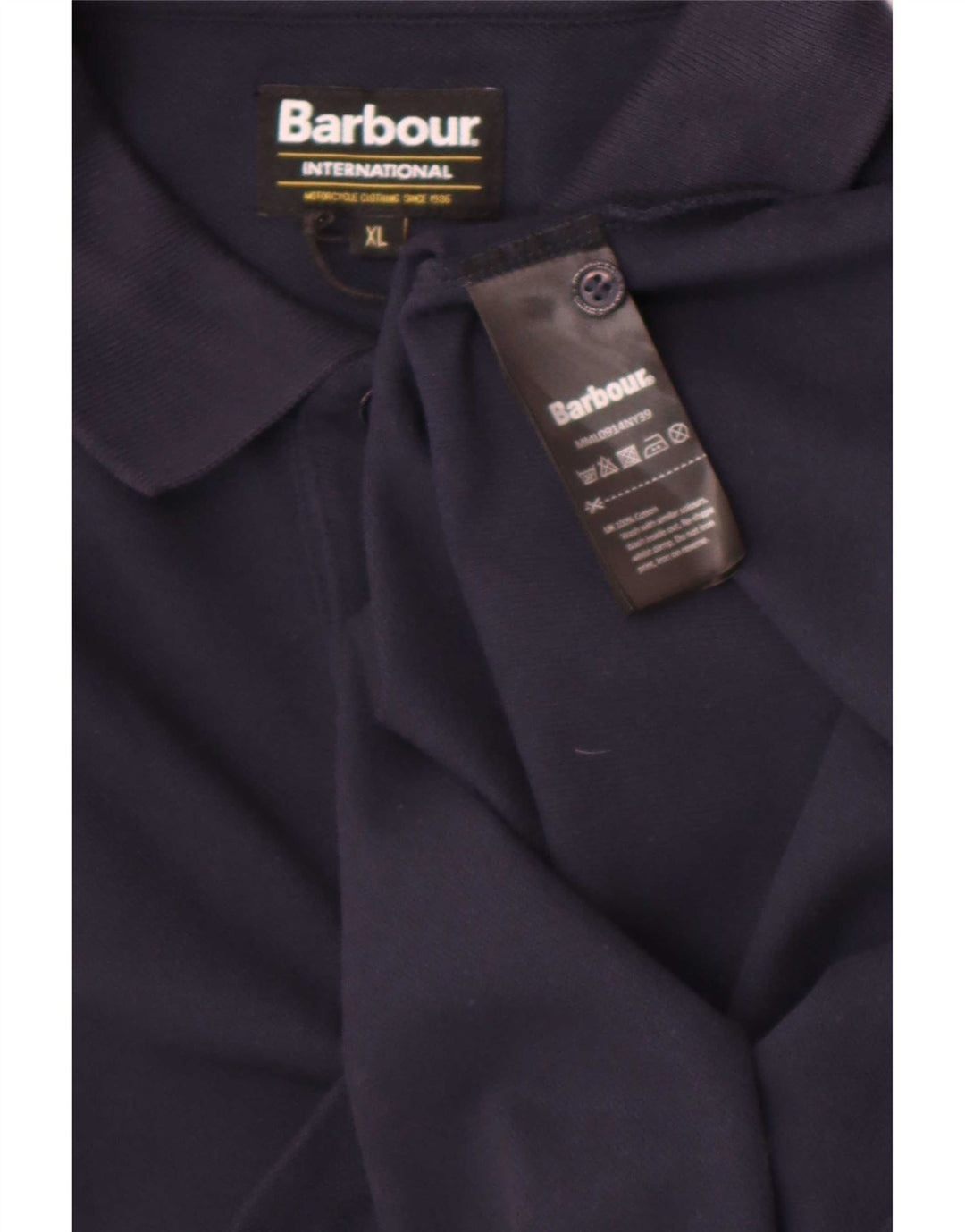 Barbour muška polo majica XL tamnoplavi pamuk