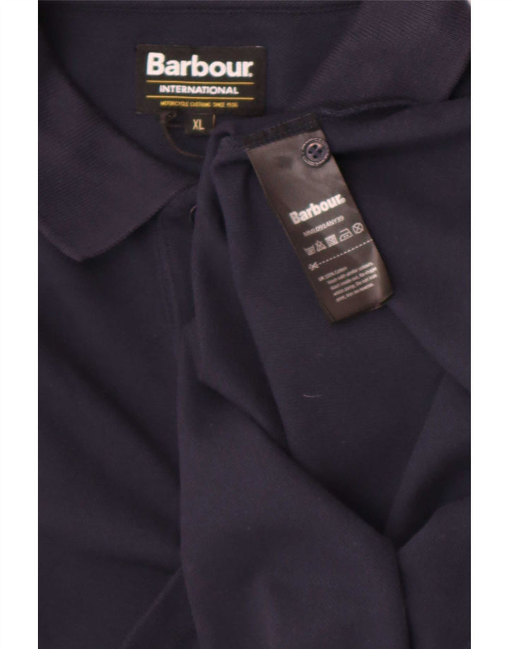 Barbour muška polo majica XL tamnoplavi pamuk