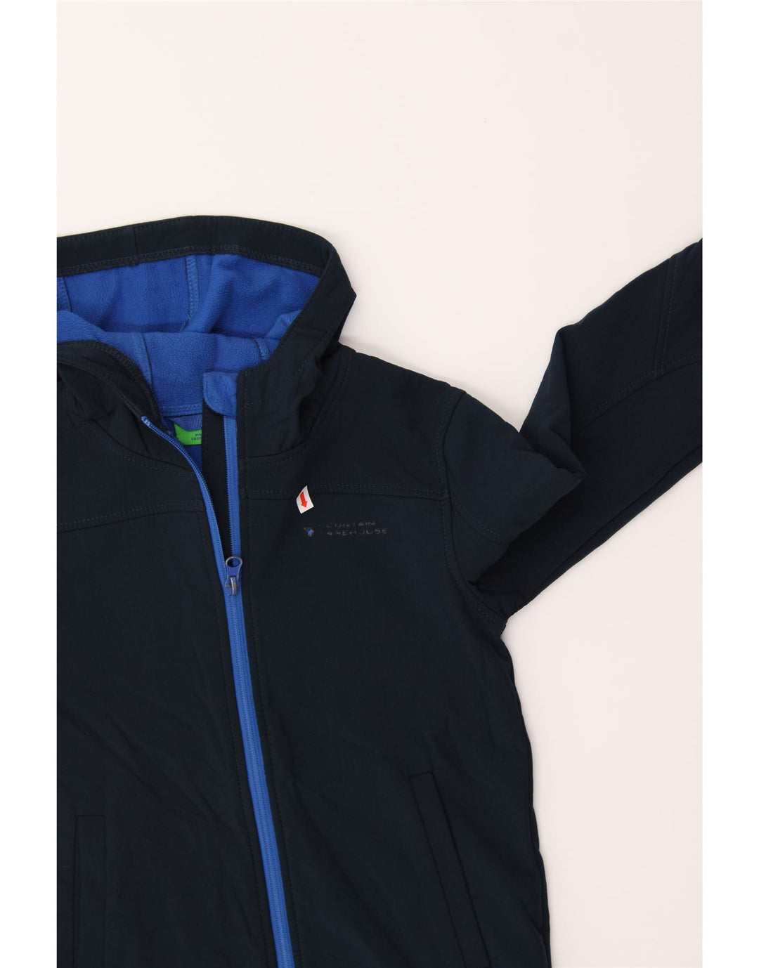 MOUNTAIN WAREHOUSE Boys Hooded Windbreaker Jacket 9-10 Years Navy Blue Vintage Mountain Warehouse and Second-Hand Mountain Warehouse from Messina Hembry 