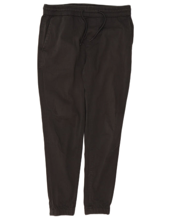 Zara Mens Joggers Chino Trousers Medium W32 L28 Grey Cotton