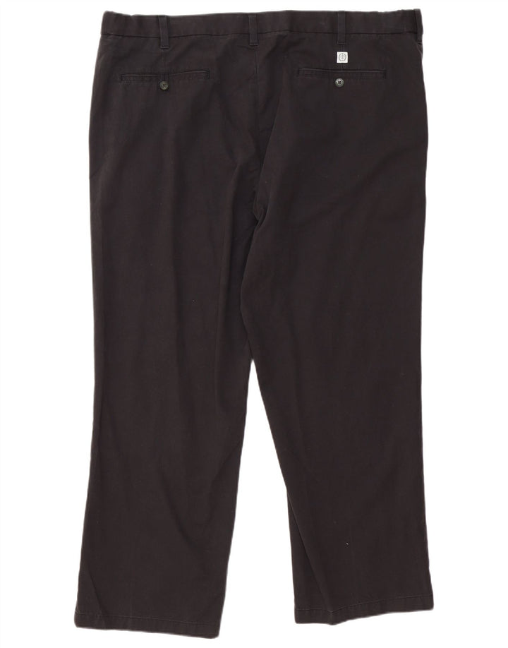 Marks & Spencer muške chino hlače regularnog kroja Blue Harbor W44 L29 crne