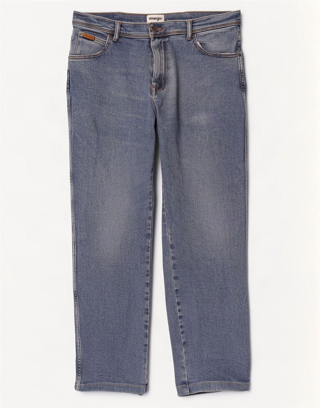 Wrangler muške ravne traperice W36 L32 plavi pamuk
