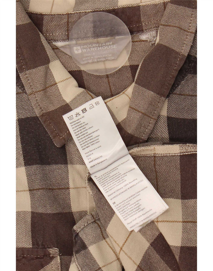 Mountain Warehouse muška košulja od flanela 2XL, pamuk smeđe karirane boje