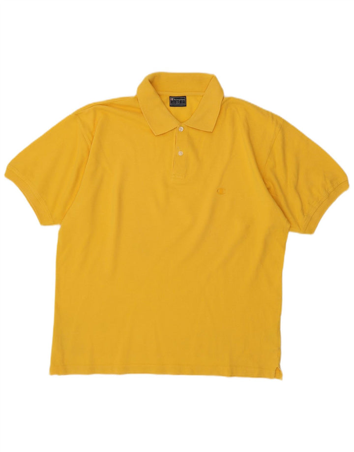 CHAMPION Muška polo majica velika žuta pamučna