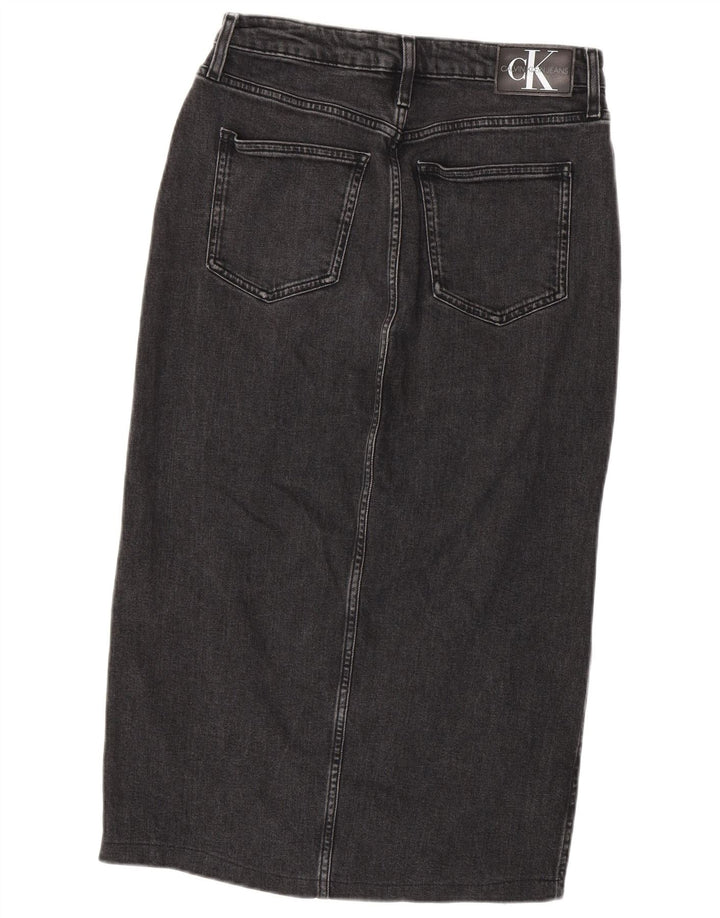 Calvin Klein ženska traper suknja W30 srednje sivi pamuk
