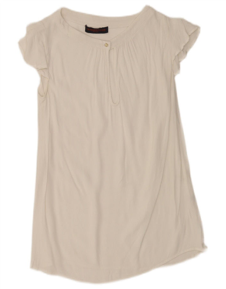 Trussardi Jeans Ženska duga bluza Top IT 38 XS Bijela