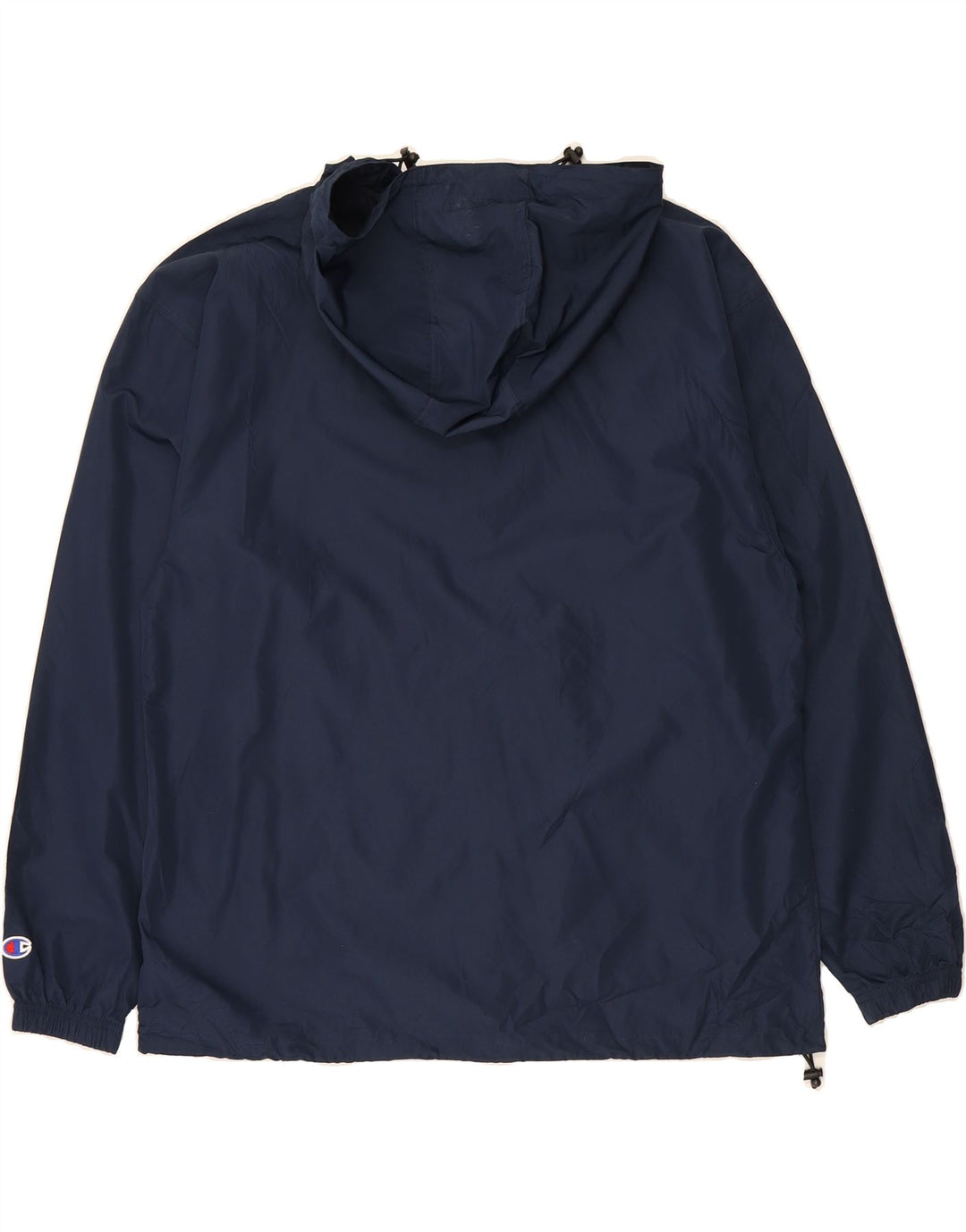 CHAMPION Womens Pullover Hooded Tracksuit Top Jacket UK 16 Large Navy Blue Vintage Champion and Second-Hand Champion from Messina Hembry 
