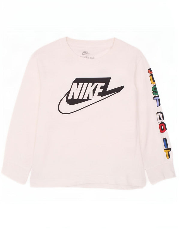 Nike Boys Graphic Majica dugih rukava 4-5 godina mala bijela