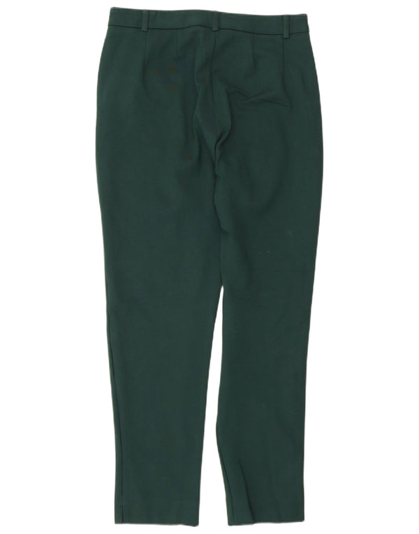Marks & Spencer ženske odijelne hlače UK 10 male W27 L27 zelene klasične