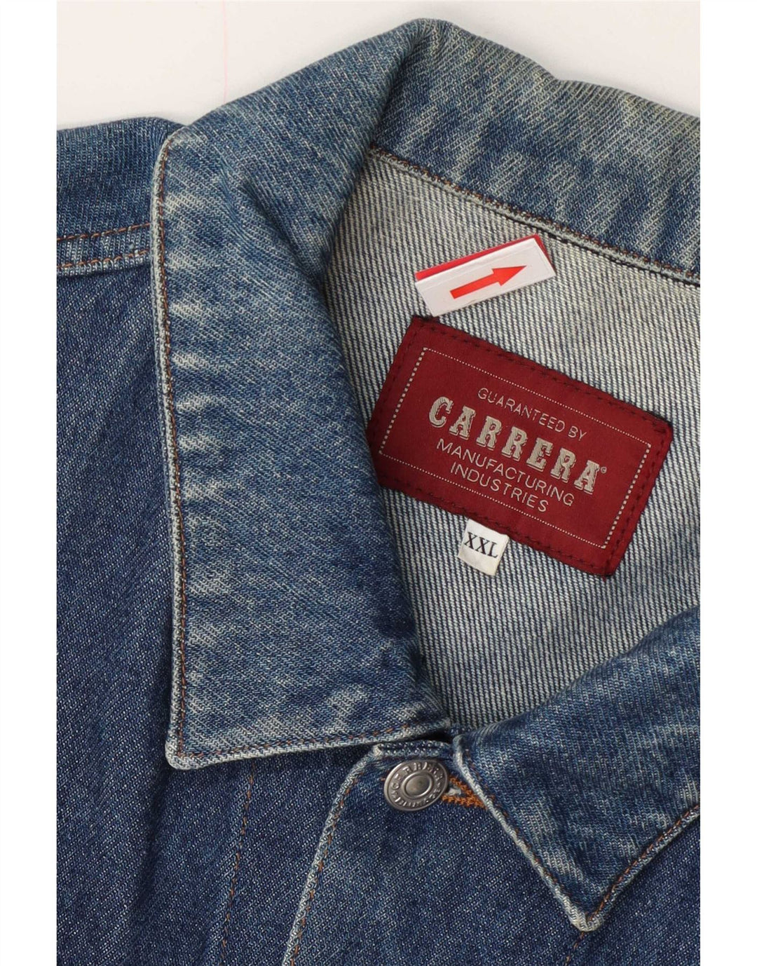 Carrera muška traper jakna UK 44 2XL plavi pamuk