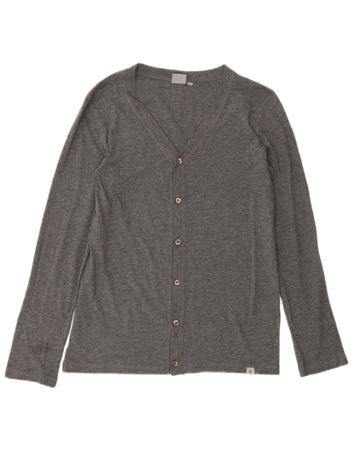 Ženski kardigan Carhartt pulover UK 14 srednje sivi pamuk