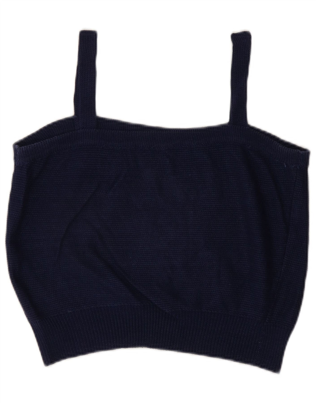 Vintage ženski kratki Cami Top UK 14 Srednje tamnoplavi