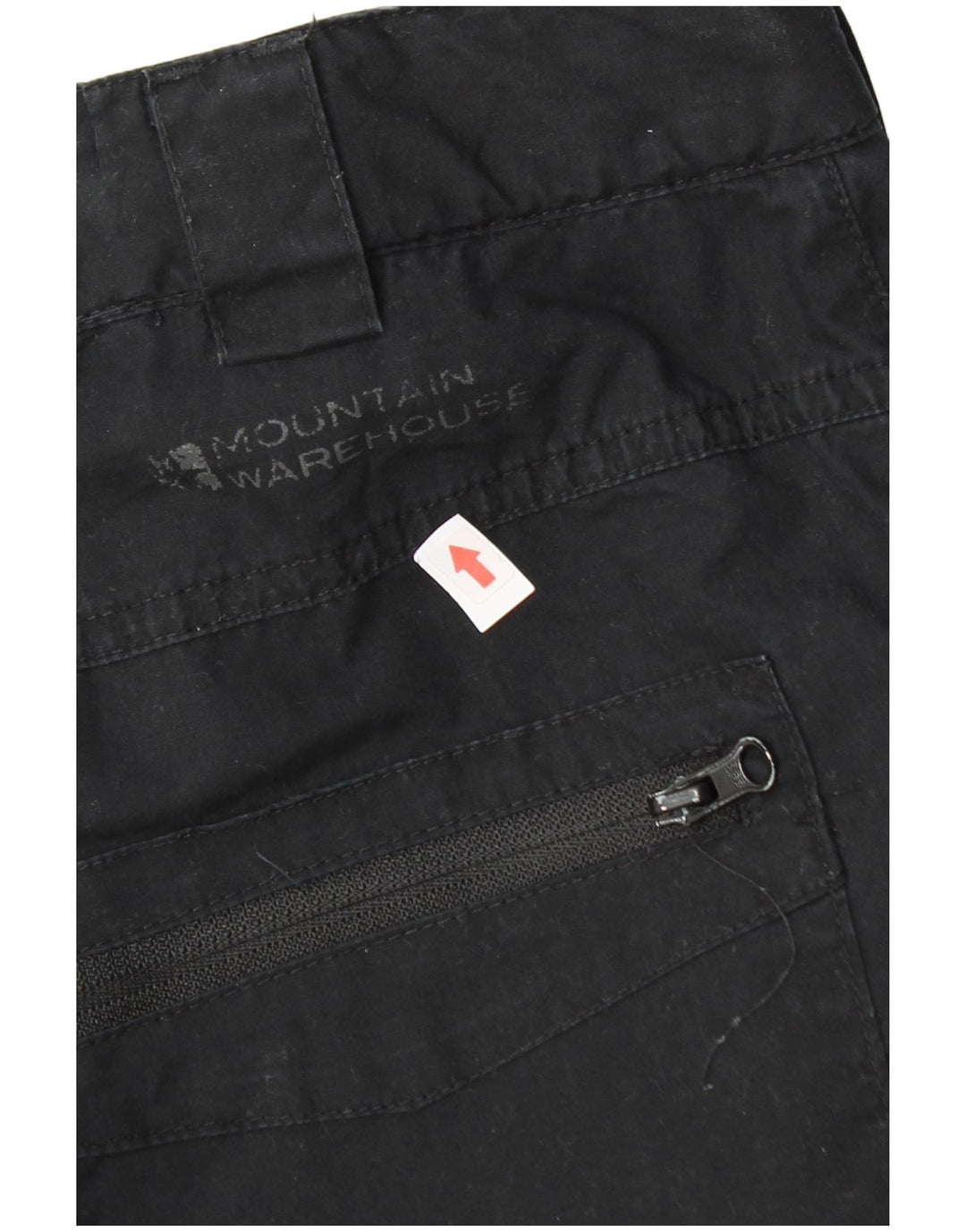 Mountain Warehouse muške ravne kargo hlače W32 L31 crni poliester