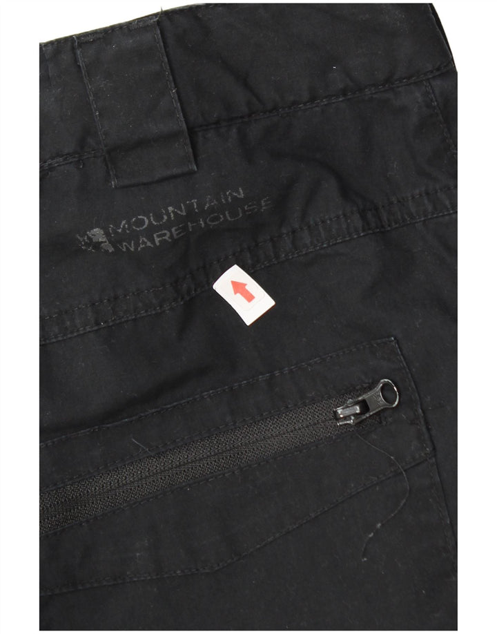 Mountain Warehouse muške ravne kargo hlače W32 L31 crni poliester
