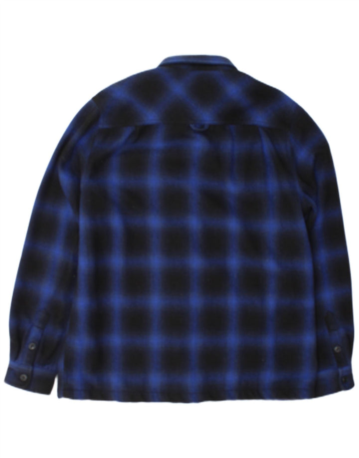 Superdry muška košulja od flanela Lumberjack XL tamnoplavi karirani poliester