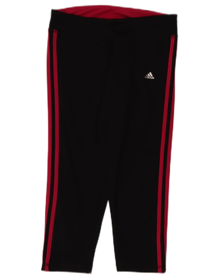 Adidas ženske Climalite kratke tajice UK 12/14 Srednje crni poliester