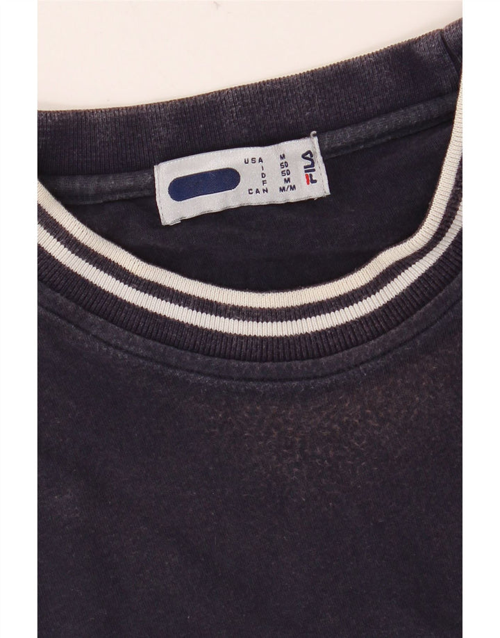 FILA muška majica kratkih rukava s grafičkim motivima IT 50 srednje tamnoplavi pamuk