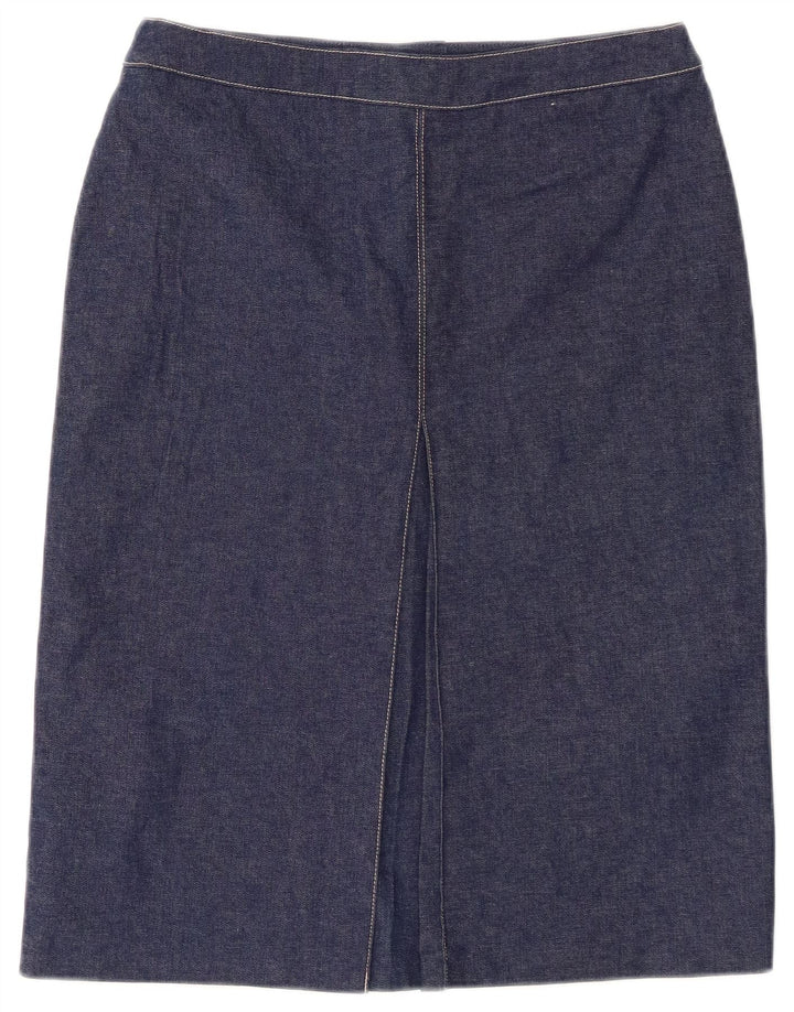ST. BERNARD Ženska traper suknja visokog struka UK 12 Srednje W26 tamnoplava