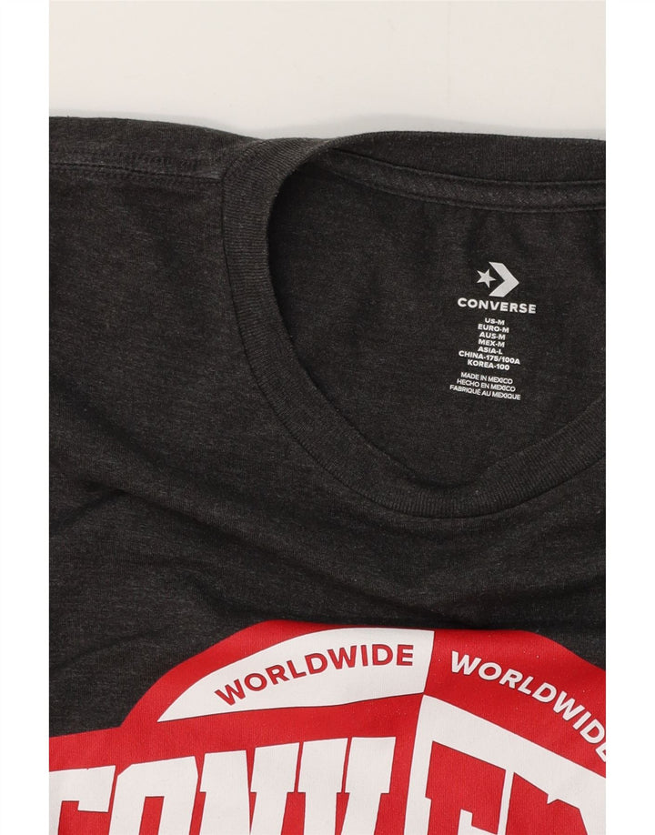 CONVERSE muška majica kratkih rukava s grafičkim motivima, srednje siva