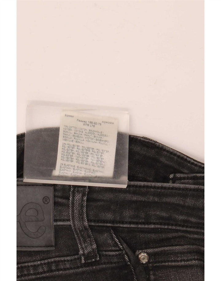 Lee Mens Malone Slim Jeans W30 L30 Crni pamuk