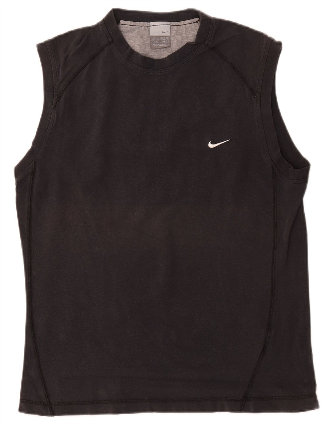 Nike Muški prsluk UK 39/41 srednje crni pamuk