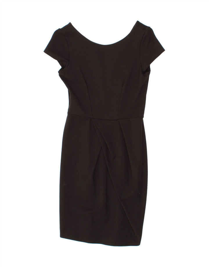 CLOSET Womens Sheath Dress UK 10 Small Black Viscose Vintage CLOSET and Second-Hand CLOSET from Messina Hembry 