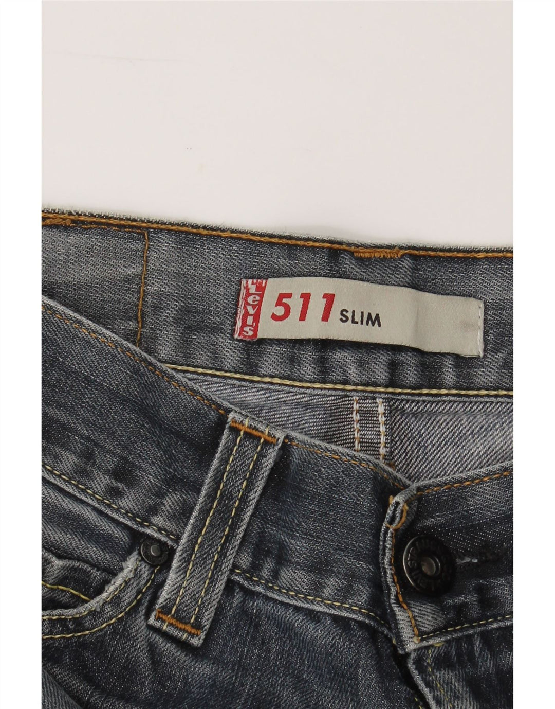 LEVI'S Mens 511 Slim Jeans W32 L32 Blue Vintage Levi's and Second-Hand Levi's from Messina Hembry 