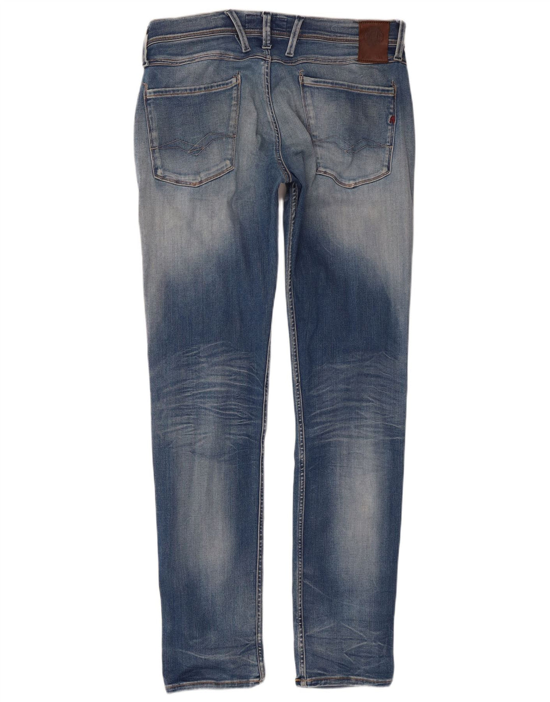 Replay Muške uske traperice Anbass W33 L34 Plavi pamuk