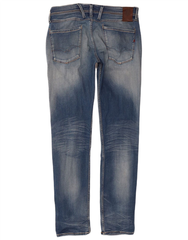 Replay Muške uske traperice Anbass W33 L34 Plavi pamuk