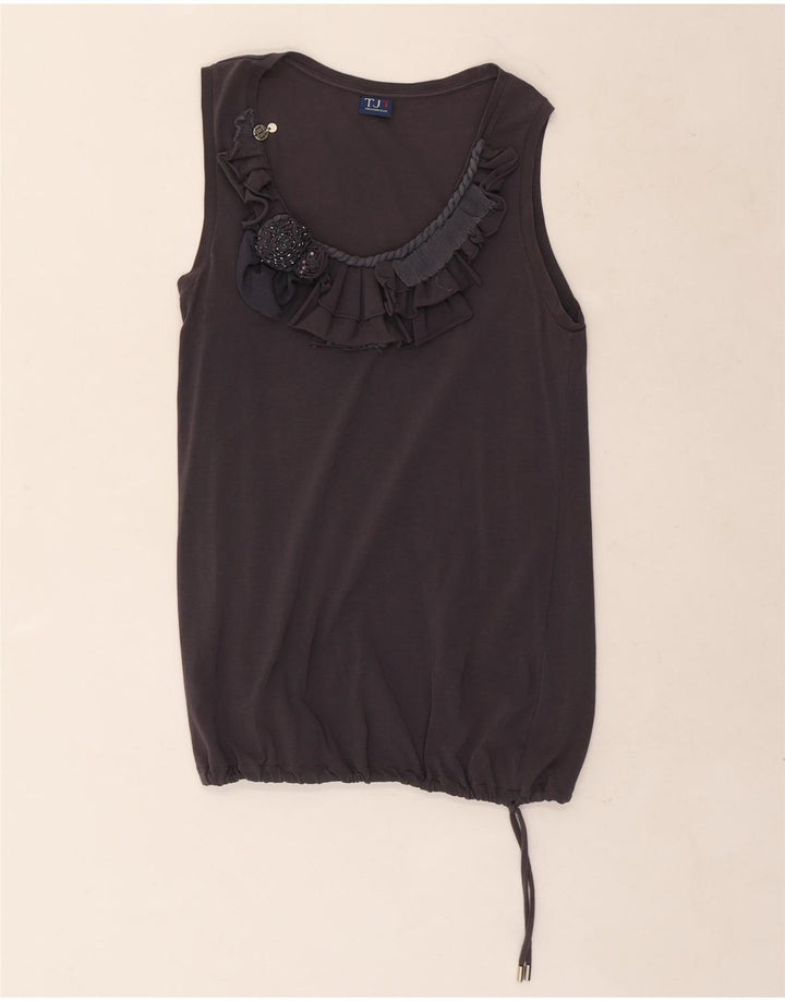 Trussardi ženski gornji dio bluze bez rukava UK 10 Small Gray