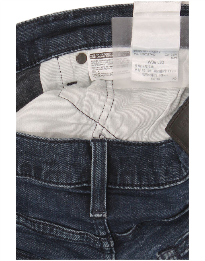 Levi's muške uske traperice W36 L32 plavi pamuk