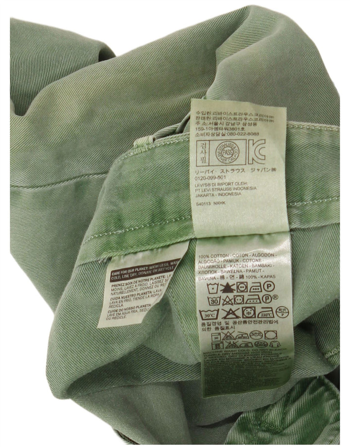 Levi's muške chino kratke hlače W32 Srednje zeleni pamuk