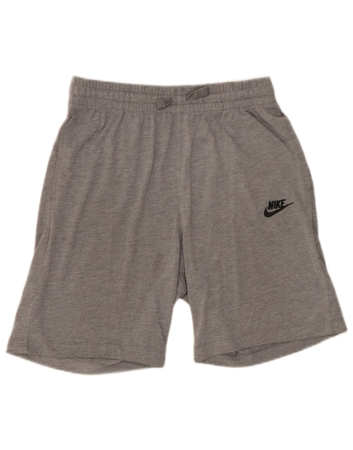 Nike Sportske kratke hlače za dječake 13-14 godina XL sivi flekasti poliester