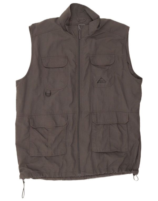 McKinley Mens Utility Gilet UK 44 2XL sivi poliamid