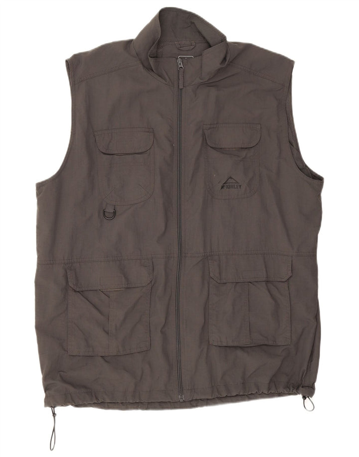 McKinley Mens Utility Gilet UK 44 2XL sivi poliamid