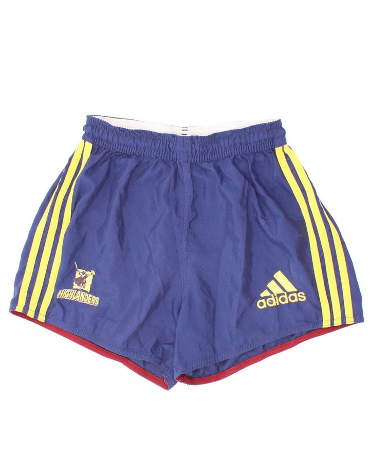 Male sportske kratke hlače Adidas za dječake od 9 do 10 godina, tamnoplavi poliester