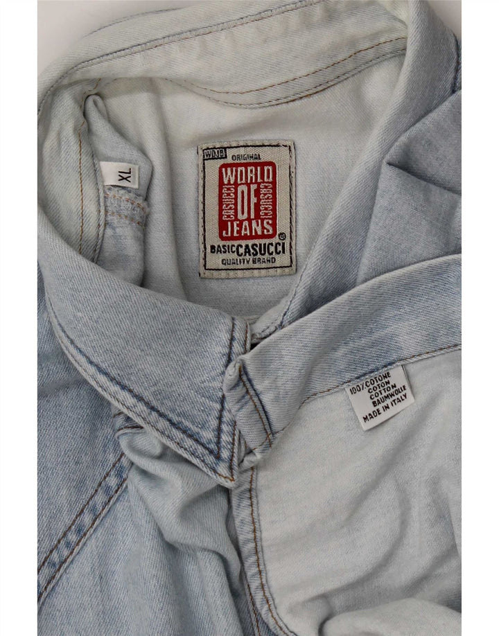 Casucci muška traper košulja XL plavi pamuk