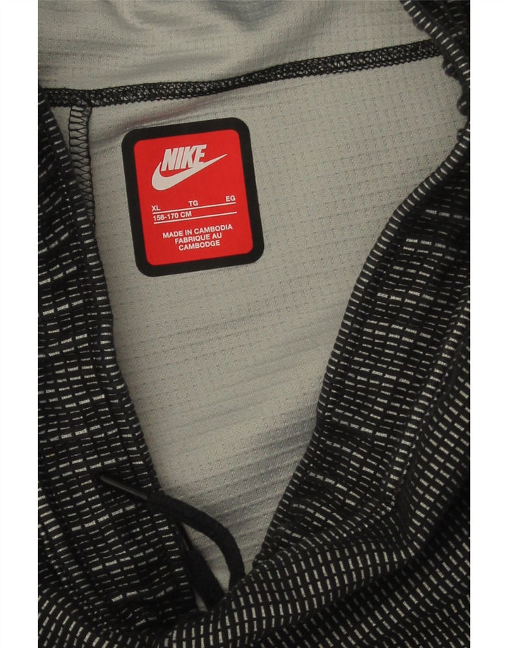 Nike Trenirka za dječake Hlače za trčanje 13-14 godina XL crni karirani poliester