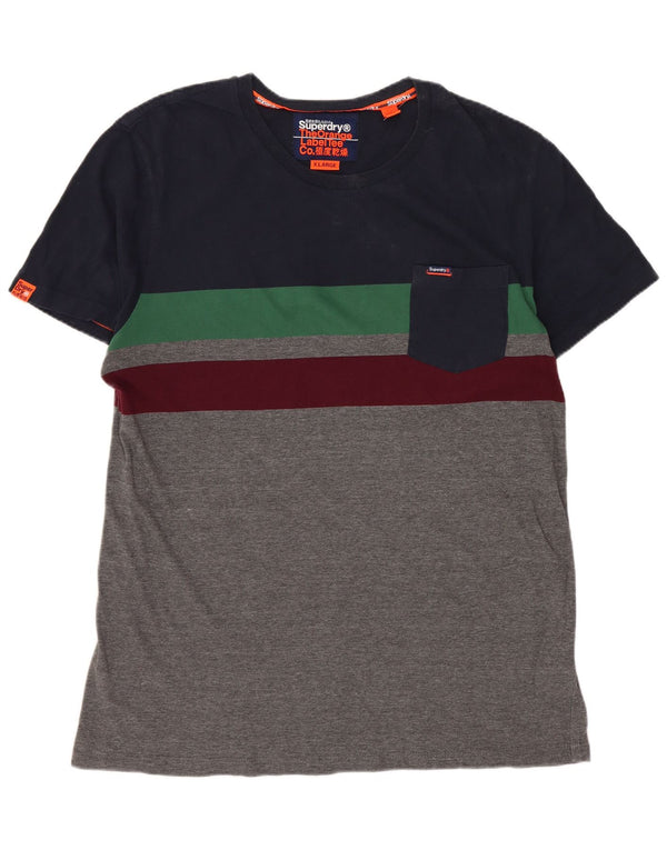 Superdry muška majica XL na višebojne pruge