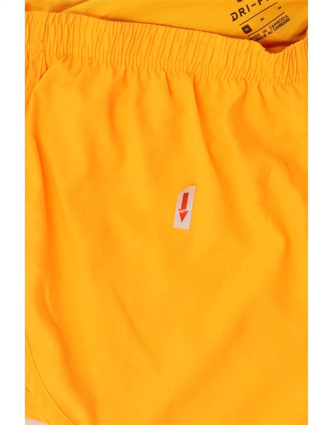 Nike Ženske Dri Fit Sportske Kratke Hlače UK 14 Srednje Narančasti Poliester