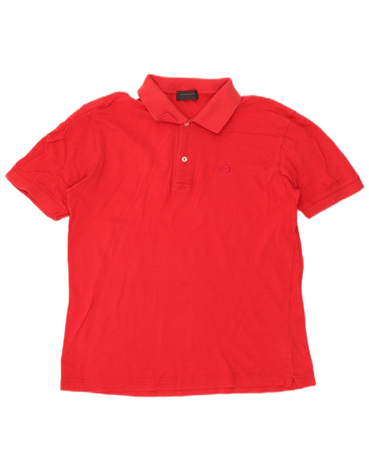 Sergio Tacchini muška polo majica srednje crvene boje od pamuka
