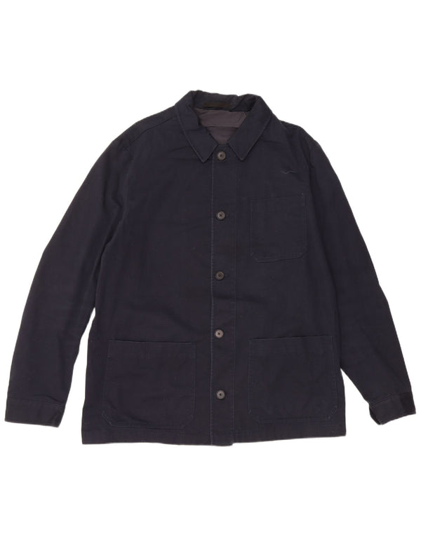 Massimo Dutti muška pomoćna jakna UK 40 Large tamnoplavi pamuk